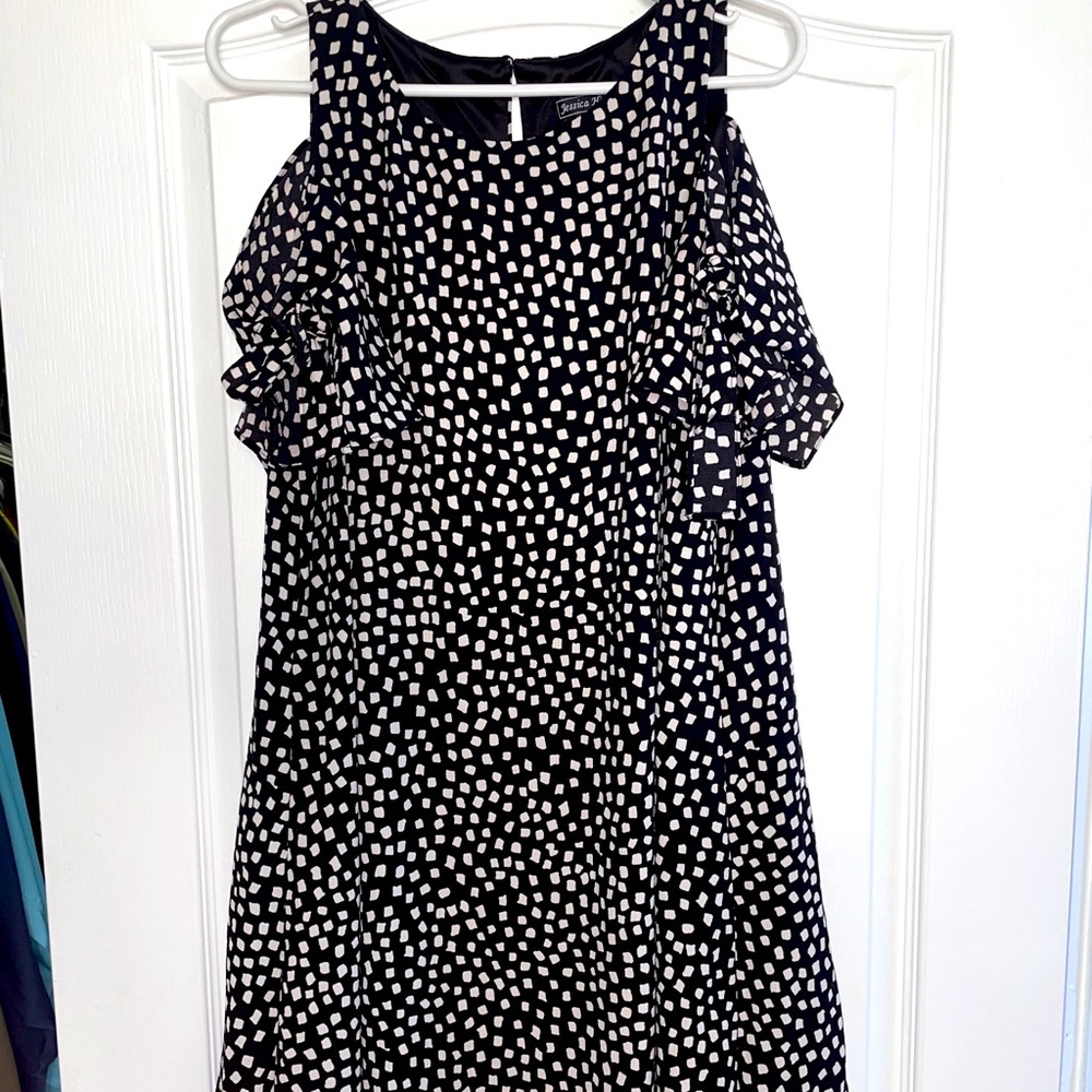 Black and white dress